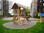 Feuerwehrstange am Rutschenturm