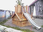 Rückansicht Spielhaus Wetterstein